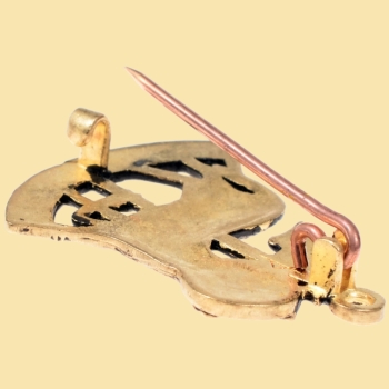 Preview: Mittelalter-Pilgerzeichen  -  Agnus Dei  -  Bronze